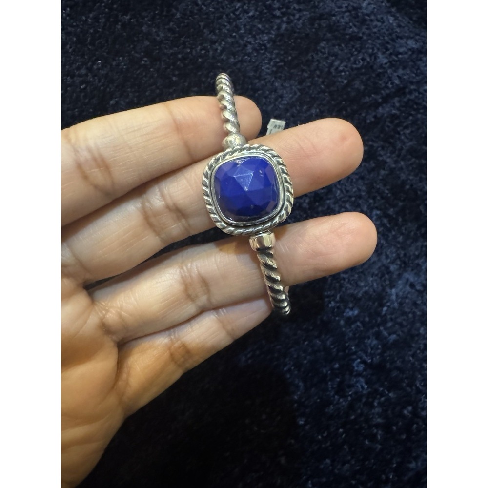 Brighton Retired Color Clique Hinged Bangle‎ Bracelet 5 Stones